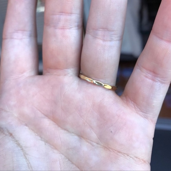 Pyrite faceted gold plated Ring - Picture 8 of 10